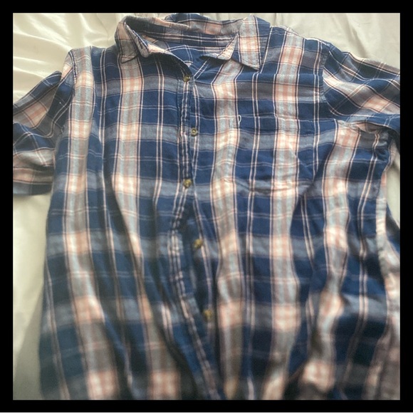 plaid throw over (m) - Picture 2 of 2